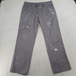 Dickies Chino Pants Men 36x32 Gray‎ Straight Leg Regular Fit Workwear